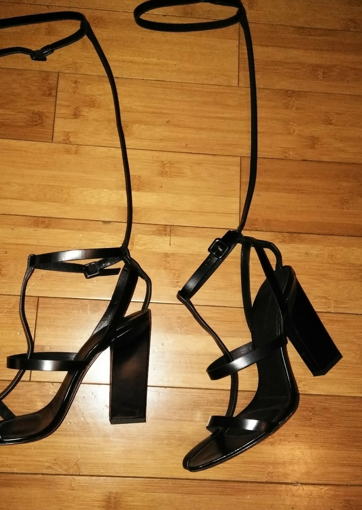 100%AUTHENTIC ALEXANDER WANG ALINE GLADIATOR HEELS - Picture 5 of 8